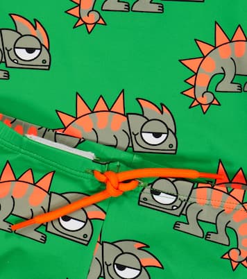 Printed rashguard and swim trunks set | Stella McCartney Kids