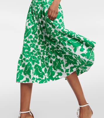 Robe midi Lindy en coton à fleurs | Diane von Furstenberg