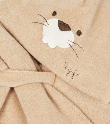 Baby Set aus Mütze und Schal aus Fleece | Il Gufo