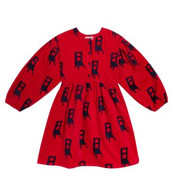 Have A Seat printed velvet dress | Bobo Choses