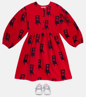 Have A Seat printed velvet dress | Bobo Choses