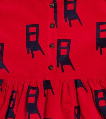 Have A Seat printed velvet dress | Bobo Choses