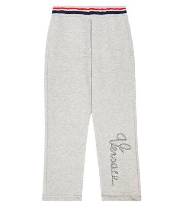 Printed cotton jersey sweatpants | Versace Kids