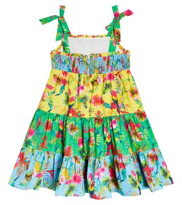 Printed tiered cotton dress | Patachou