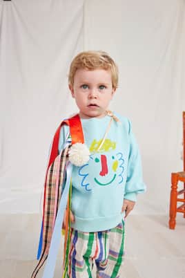 Baby Happy Mask jersey sweatshirt | Bobo Choses