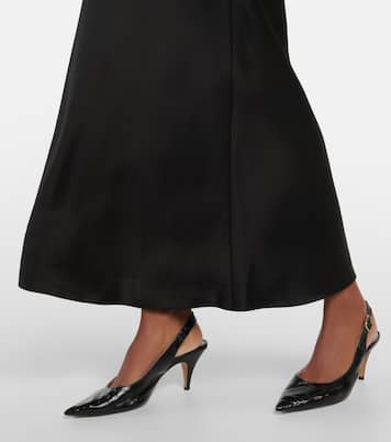 Robe Joely en satin | Khaite