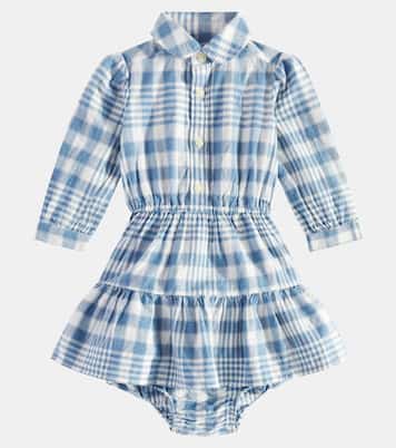 Baby Set aus Kleid und Höschen aus Baumwolle | Polo Ralph Lauren Kids