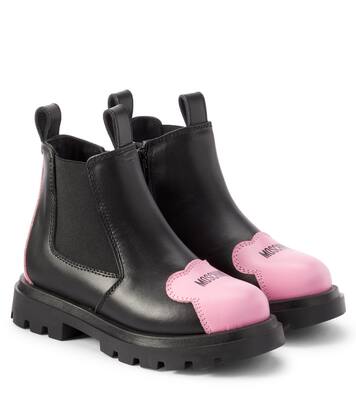 Leather boots | Moschino Kids