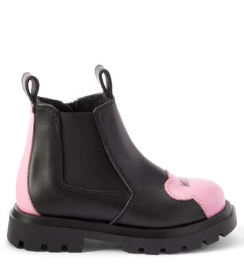 Leather boots | Moschino Kids