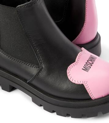 Leather boots | Moschino Kids