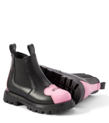 Leather boots | Moschino Kids