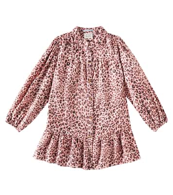 Robe chemise en coton à motif léopard | Scotch & Soda Kids