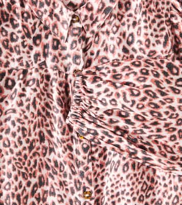 Robe chemise en coton à motif léopard | Scotch & Soda Kids