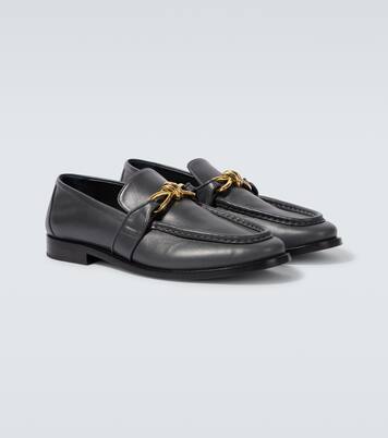 Astaire Knot leather loafers | Bottega Veneta