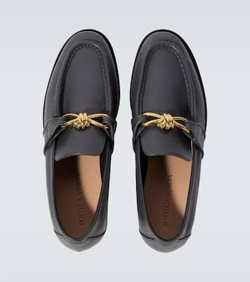 Astaire Knot leather loafers | Bottega Veneta