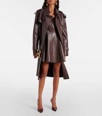 Minikleid aus Lederimitat | Norma Kamali