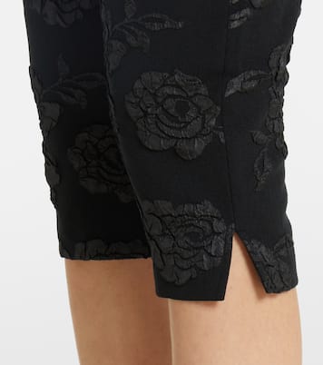 Caprihose aus Jacquard | Rotate