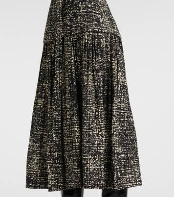 Bedrucktes Midikleid Harlow aus Crêpe | Proenza Schouler