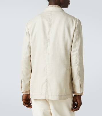 Blazer aus Wolle, Seide und Leinen | Rubinacci