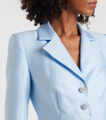 Midikleid aus Crêpe | Self-Portrait