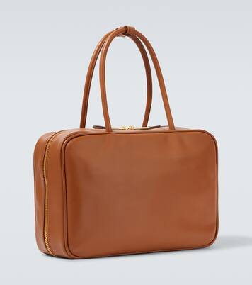 Beau Large leather tote bag | Miu Miu