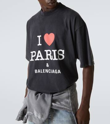 T-shirt I Love Paris en coton | Balenciaga