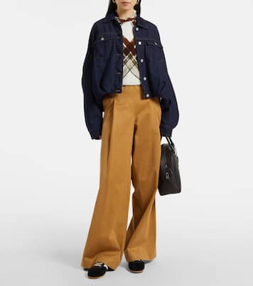 Baskets en cuir et daim | Dries Van Noten