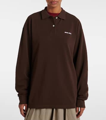 Polopullover aus Baumwolle | Miu Miu