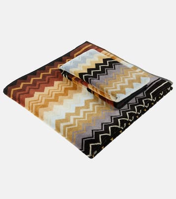 Giacomo Zigzag set of 2 towels | Missoni