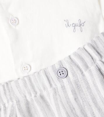 Bebé - set de camisa y bermudas de lino | Il Gufo