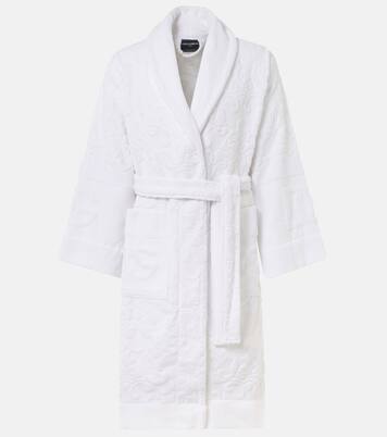 DG cotton terry bathrobe | Dolce&Gabbana Casa