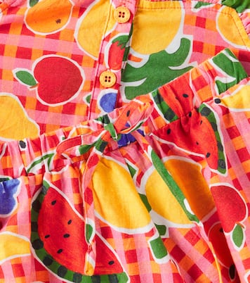 Gingham printed cotton top and shorts | Fábula