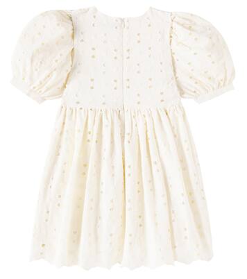 Creta balloon-sleeve cotton-blend dress | The New Society