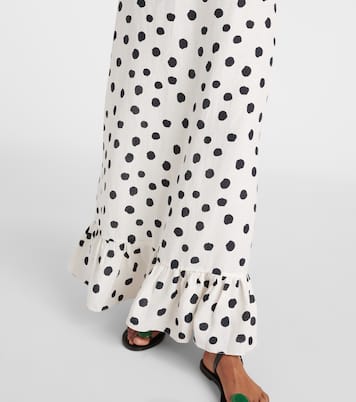 Vestido bustier de lunares | Adriana Degreas