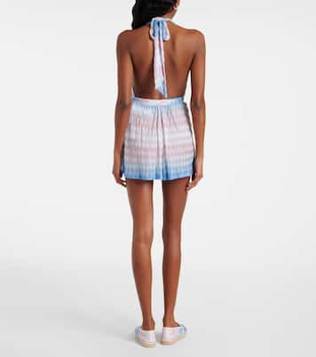 Zigzag ombré lamé romper | Missoni