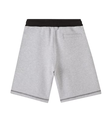 Logo cotton fleece Bermuda shorts | Dolce&Gabbana Kids