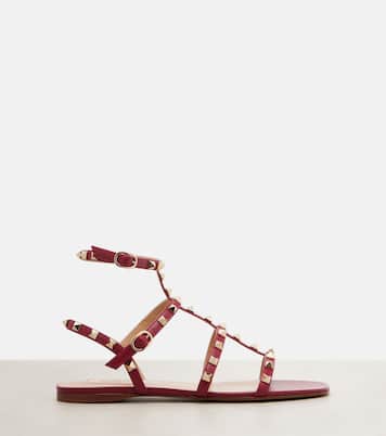 Rockstud leather sandals | Valentino Garavani