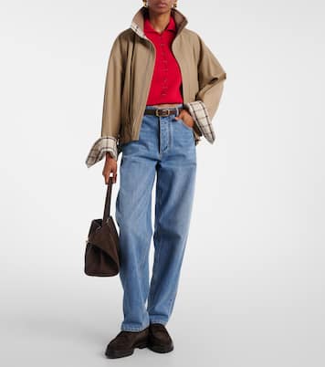 Suede penny loafers | Gianvito Rossi