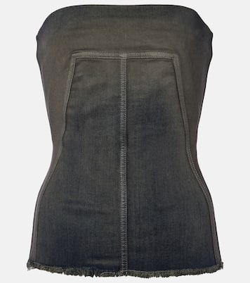 Denim corset | Rick Owens