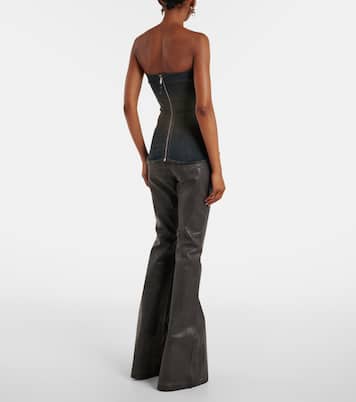 Denim corset | Rick Owens