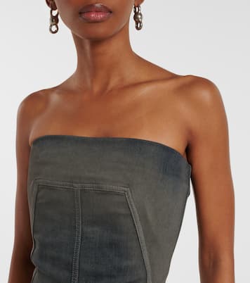 Denim corset | Rick Owens