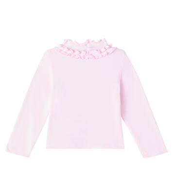 Baby embellished ruffled shirt | Monnalisa