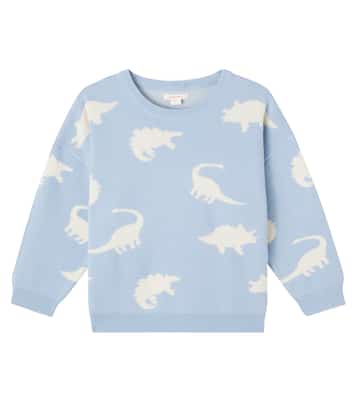 Lapis jacquard cotton sweater | Konges Sløjd