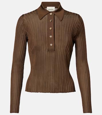 Polohemd Vin aus Rippstrick | Khaite