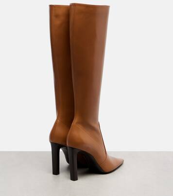 Francoise 95 leather knee-high boots | Saint Laurent