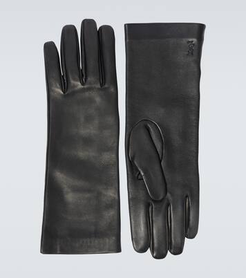 Gants Cassandre en cuir | Saint Laurent