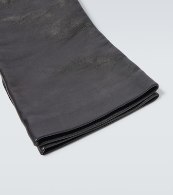 Gants Cassandre en cuir | Saint Laurent