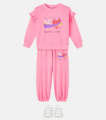 Together printed cotton sweatpants | Jellymallow