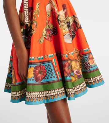 Bedrucktes Minikleid Rocco aus Leinen | Alémais