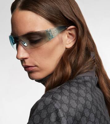 Leonie Interlocking G mask sunglasses | Gucci